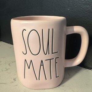Rae Dunn Soul Mate Pink Mug